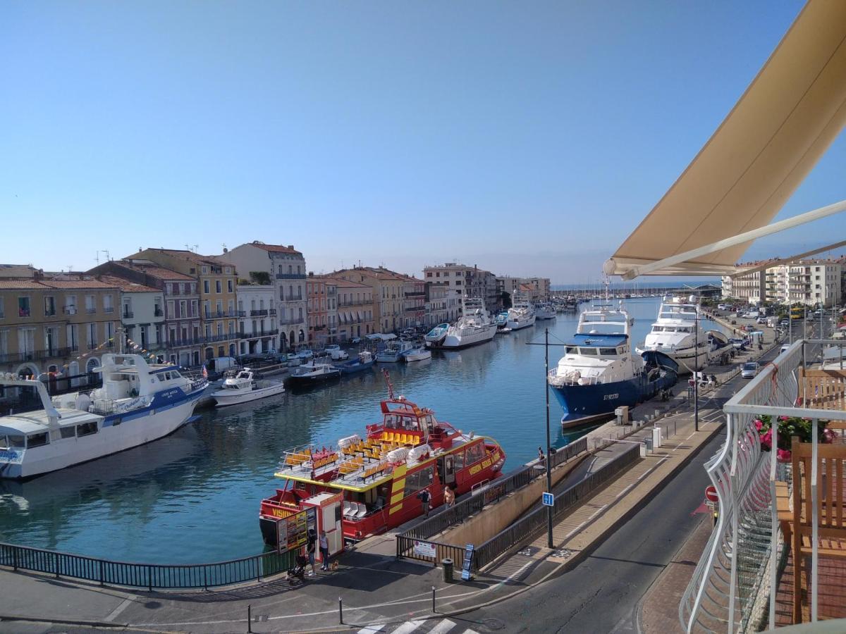 Grand T2 Au Coeur De Ville Avec Vue Sur Quais Et Mer Sète Exterior foto