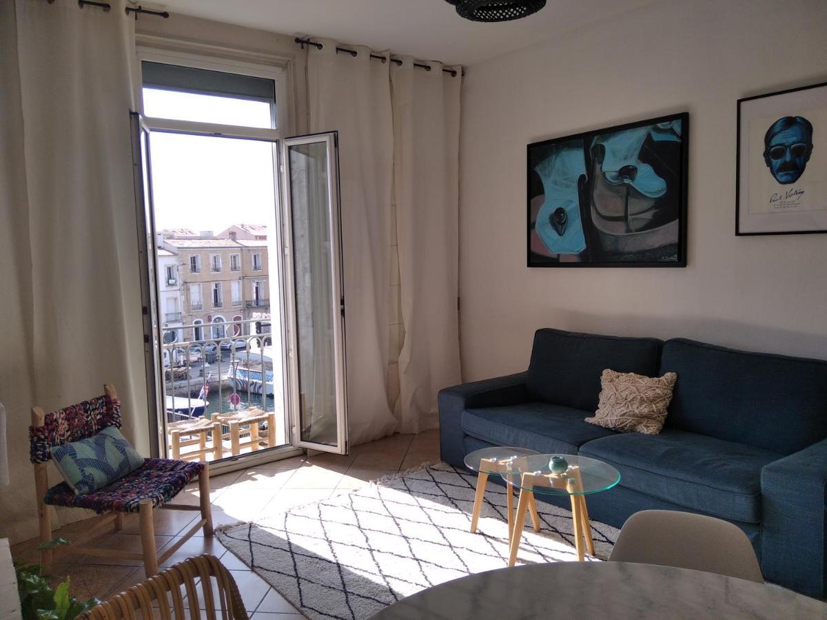 Grand T2 Au Coeur De Ville Avec Vue Sur Quais Et Mer Sète Exterior foto